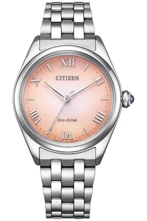 Citizen Orologio Analogico Eco-Drive da Donna con Cinturino in Acciaio Inossidabile EM1140-80X