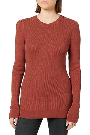 Noppies Zana Knit Pullover LS Maglione, Sable-N144, L Donna