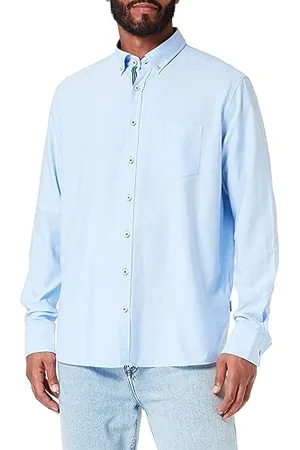 Bugatti 9350-48700 Camicia per Il Tempo Libero 1:1, Azzurro 320, XL Uomo