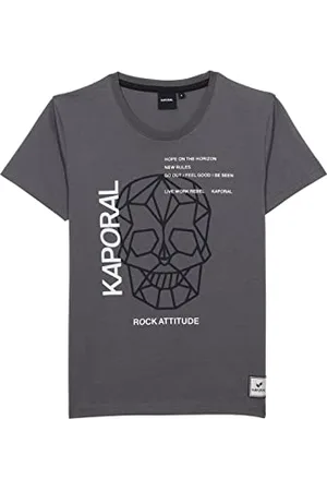 Kaporal 5 Maglietta da Ragazzo – Modello Meck – Colore Asfalto – Taglia 8 Anni, , Bambina