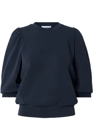 SELECTED Slftenny 3/4 Sweat Top Noos, Zaffiro Scuro, L Donna