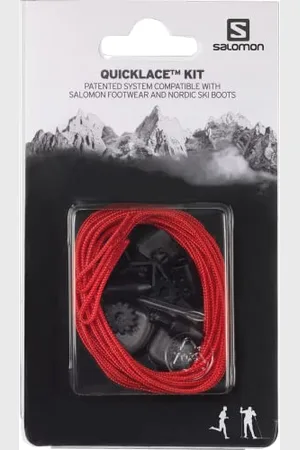 Salomon Quicklace Kit Pezzi di Ricambio, Red, 42 2/3