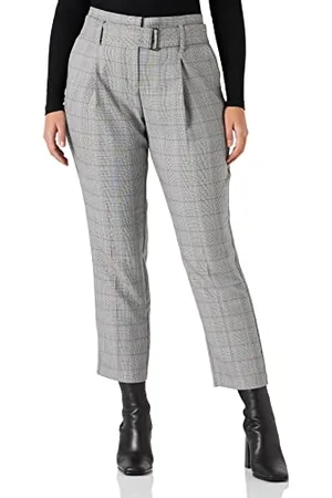 Dorothy Perkins Spider Tapered Pantaloni, (Nero/ ), 32W (Dimensioni Produttore: 14) Donna