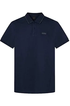 Hackett Hs Badge Polo, Polo Uomo, (Navy), XXL