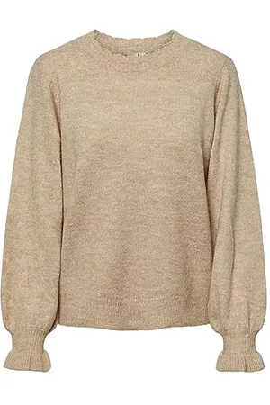 Y.A.S Balis LS O-Neck Knit Pullover S. Noos Maglione Lavorato a Maglia, , L Donna