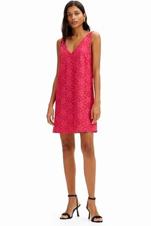 Desigual Vest_Pizzo Vestito, Colore: , XS Donna