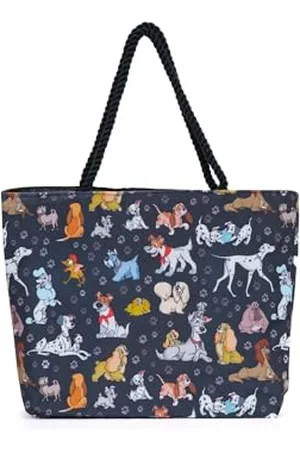 Disney Borsa da viaggio con stampa cani: 101 dalmati Lady Tramp Copper Dodger, Cani, Taglia unica