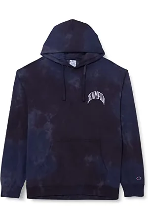 Champion Rochester 1919 City Exporer Tie Dye Felpa con Cappuccio, (Eco-Future), XS Uomo