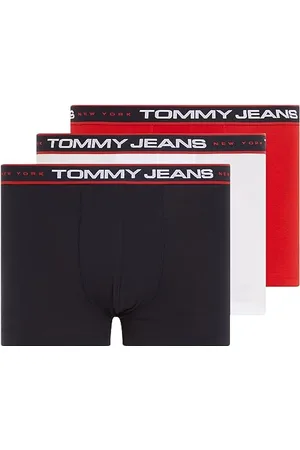 Tommy Hilfiger 3P Trunk UM0UM02968, Uomo, (Deep Crimson/ White/ Desert Sky), M
