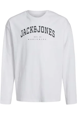 JACK&JONES JUNIOR Jjecaleb Varsity Tee LS O-Neck SN Mni Maglietta a Maniche Lunghe, , 122 Bambini e Ragazzi