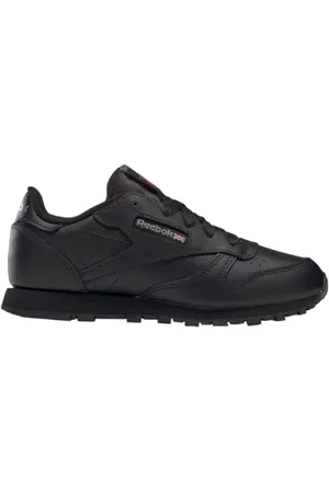Reebok Classic Leather, Scarpe da Ginnastica Bambini e Ragazzi, Black-1, 34 EU