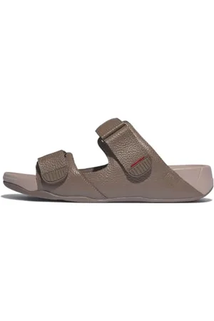 FitFlop Gogh Moc Slide in Leather, Sandali a Ciabatta Uomo, , 42 EU Larga