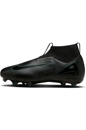 Nike JR Zoom Superfly 10 ACAD FGMG, Sneaker, Black/Black-Deep Jungle, 36 EU