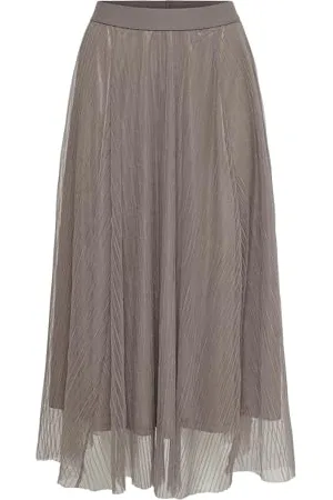 ONLY Gonna Lunga Donna Elegante Vita Elastica e Design Pieghevole alla Moda e Comodo, Colore: , Taglia:M