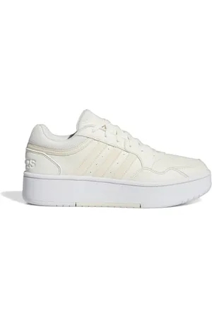 adidas Hoops 3.0 Bold Shoes, Scarpe Donna, Ivory/Wonder White/Cloud White, 40 EU