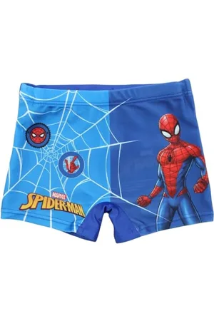 Disney Boxer De Bain Spiderman. Set di Costume a Maglietta, , 4 Anni Bambini e Ragazzi