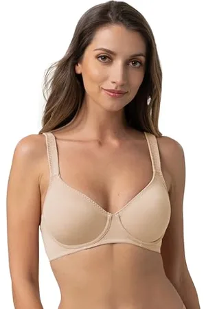 Dorina Lindsay Reggiseno Non Imbottito con Ferretto, Copertura Completa, Coppe Modellate, Tessuto Micro Morbido, Spalline Regolabili per Comfort Tutto Il Giorno