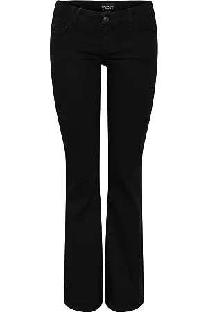 Pieces® PCPEGGY LW Flared BLC Jeans Noos BC, , L / 32L Donna