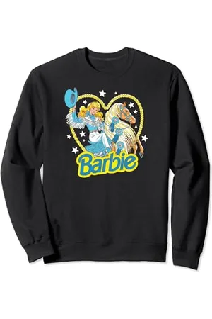 Barbie Retro Western Cowgirl con cavallo e cuore Felpa