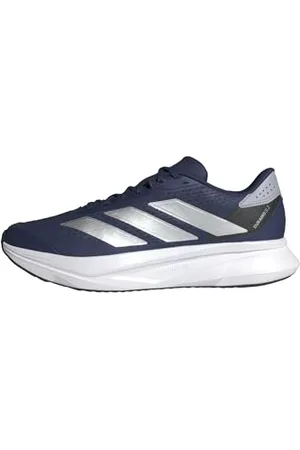 adidas Duramo SL 2 Running Shoes, Scarpe da Corsa Uomo, Dark Blue/Silver Metallic/Halo Silver, 40 EU