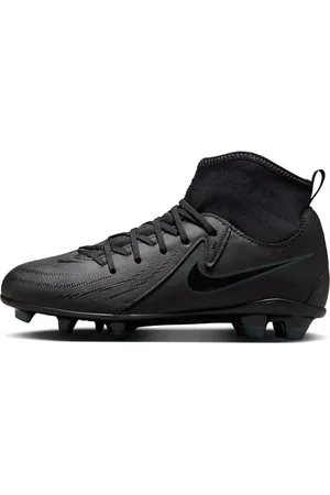 Nike JR Phantom Luna II Club FG/MG, Sneaker, Black/Black-Deep Jungle, 35.5 EU