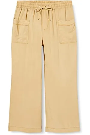 Mustang Style Drawstring Wide Leg Jeans, , 32W x 34L Donna