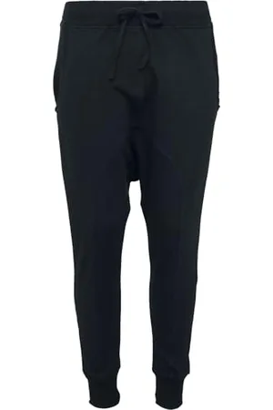 Urban classics Ladies Light Fleece Sarouel Pant Pantaloni Sportivi, (Black 7), L Donna