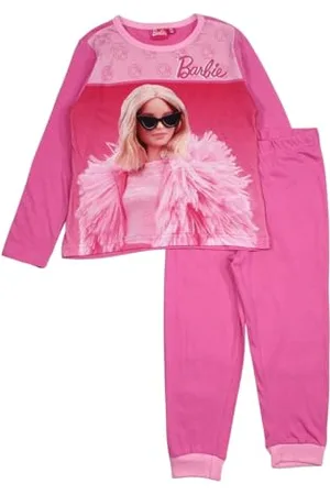 Disney Pigiama in Cotone per Bambina Barbie Pajama Set, , 4 Anni Girl