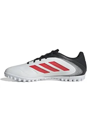 adidas Copa Pure III Club Turf Football Boots, Scarpe da Calcio Unisex-Adulto, Ftwr White/Lucid Red/Core Black, 42 2/3 EU