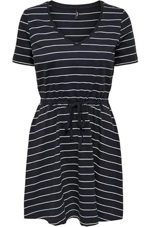 ONLY Onlmay S/S V-Neck Short Dress Jrs Noos Vestito, , S Donna