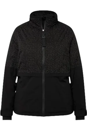 Ulla Popken Giacca Funzionale, Riflettente, Impermeabile, , 60-62 Donna