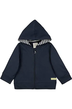 loud + proud Giacca con Cappuccio, certificata GOTS, , 122-128 Unisex-Bambini e Ragazzi