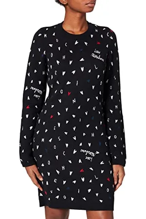 Moschino Long Sleeve Dress Vestito, , 44 Donna
