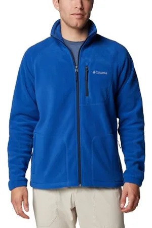 Columbia Fast Trek 2-Pile con Zip Intera Giacca, Blu Montagna, M Uomo