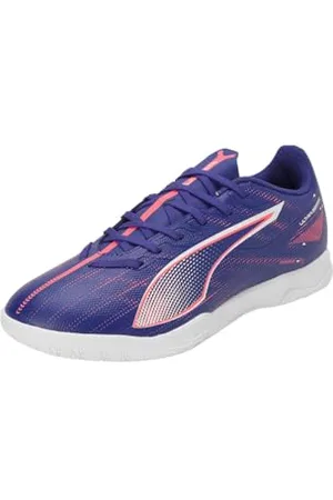 PUMA Ultra 5 Play IT, Soccer Shoe Unisex-Adulto, Lapis Lazuli White-Sunset Glow, 44 EU
