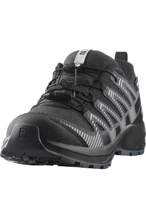 Salomon XA PRO V8 WATERPROOF, Scarpe Unisex - Bambini e ragazzi, Black / Turbulence / Quarry, 36 EU