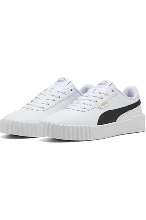 PUMA Carina 3.0, Scarpe da Ginnastica Donna, White Black Gold, 39 EU