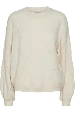 Pieces® PCJENNA LS O-Neck Knit Noos BC Maglione Lavorato a Maglia, , L Donna