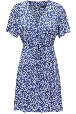 ONLY Onlevida S/S Short Dress Wvn Noos Vestito, , S Donna
