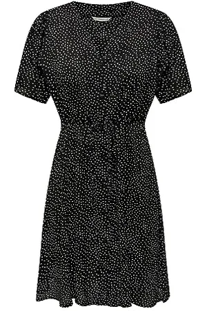 ONLY Onlevida S/S Short Dress Wvn Noos Vestito, , S Donna