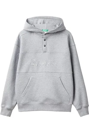Benetton Maglia C/CAPP. M/L 3VVUU201P Felpa con Cappuccio, , XS Uomo