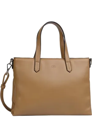 TOM TAILOR Borsa a tracolla Poppy da donna con cerniera, misura media, marrone