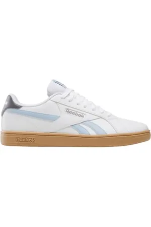 Reebok Sneaker unisex Court retrò, bianco, Y2KBLUE/GUM, 42,5 EU, , 42.5 EU