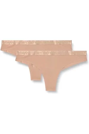 Emporio Armani Iconic Microfiber 2-Pack Brasilian Underwear, , M Women