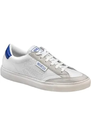 Sparco 0012b344biaz Zapatillas S-Time Talla 44 Blanco/Azul, Stivaletti Bassi con Lacci Unisex-Adulto, , EU