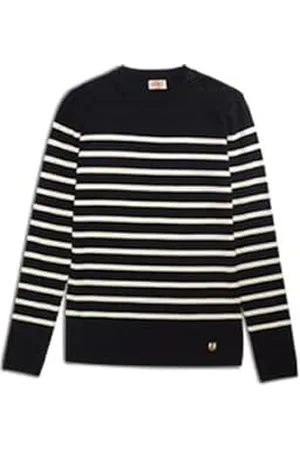 Armor.lux Armor Lux Pull Marin Groix HÃritage Femme Felpa, (3Jc Rich Navy/Milk 3Jc), 44 (Taglia Produttore: 2) Donna