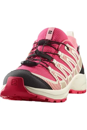 Salomon XA PRO V8 WATERPROOF, Scarpe Unisex - Bambini e ragazzi, Rouge Red / Vanilla Ice / Flamingo Pink, 33 EU
