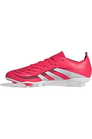 adidas Predator League Firm Multi Ground Football Boots, Scarpe da Calcio Unisex-Adulto, Lucid Red/Cloud White/Core Black, 38 EU