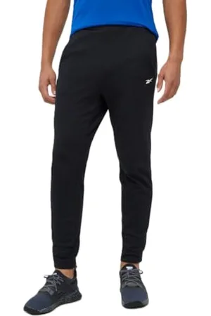 Reebok ID-Small Logo Pantaloni della Tuta, Black, S Uomo