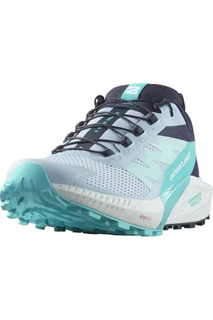 Salomon SENSE RIDE 5, Scarpe Donna, Cashmere Blue / Carbon / Peacock Blue, 43 1/3 EU